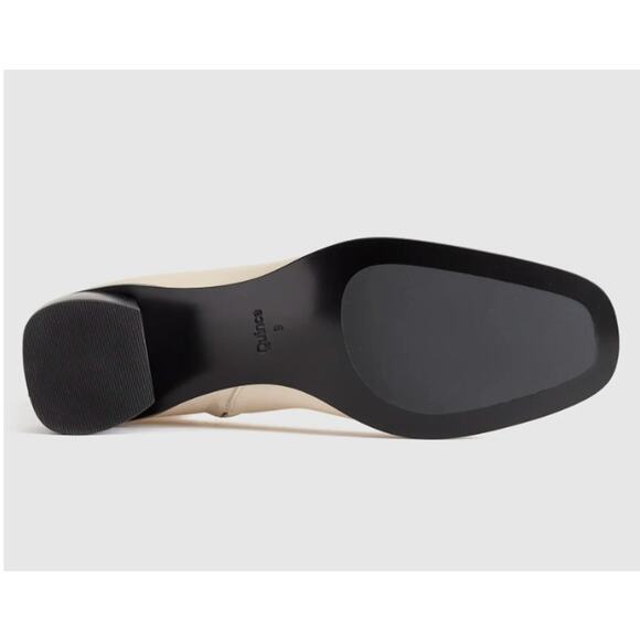 New! Quince Women's Italian leather Stretch Sock Bootie Bone Sz 6 MSRP $169 #16 - Picture 5 of 9